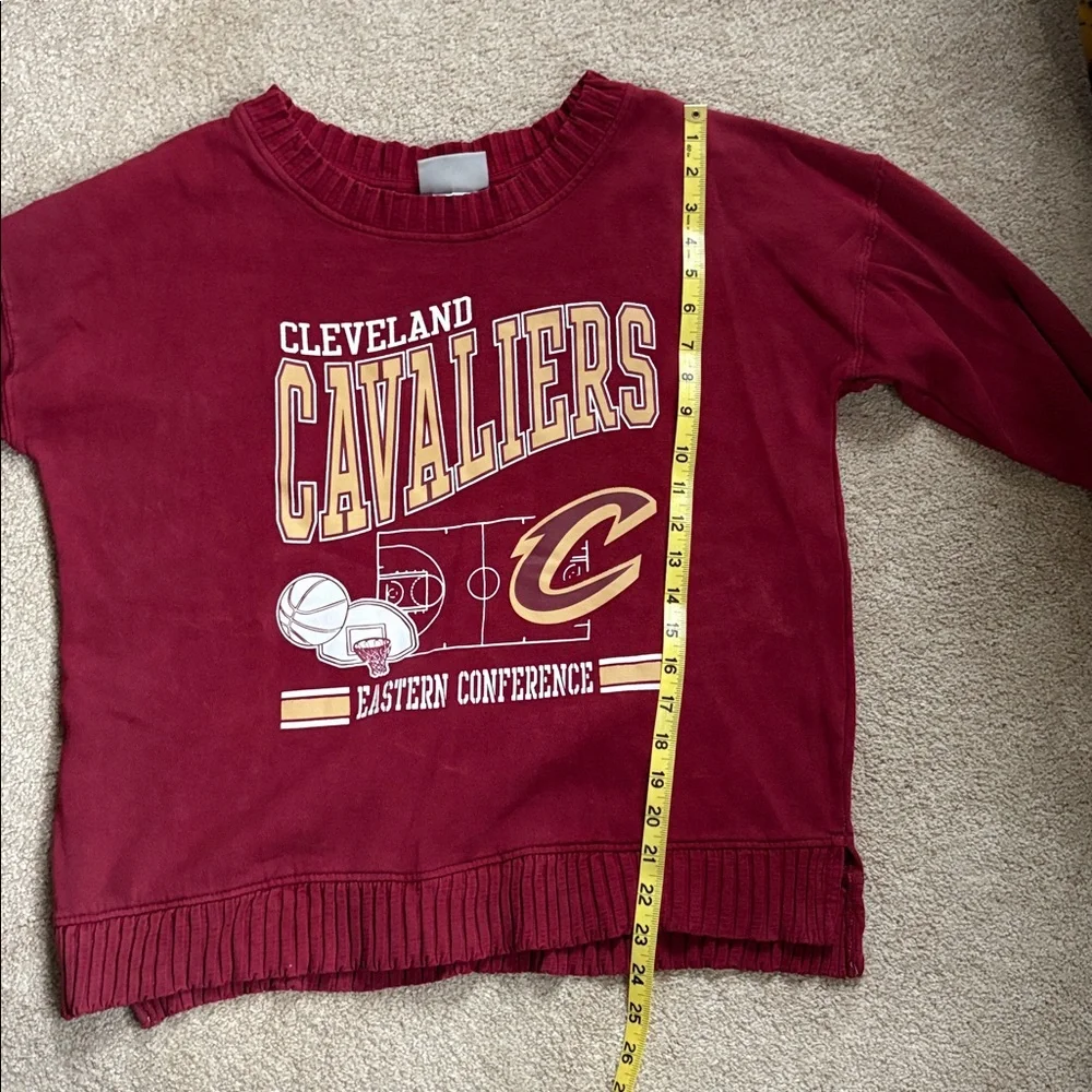 NBA Cleveland Caveliers Burgundy Crewneck Sweatshirt